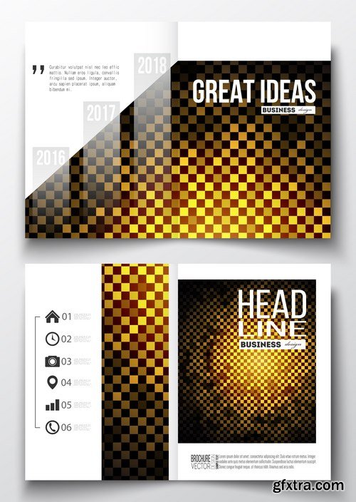 Cover design template, magazine, flyer, booklet or annual report 2 - 20xEPS Vector Stock