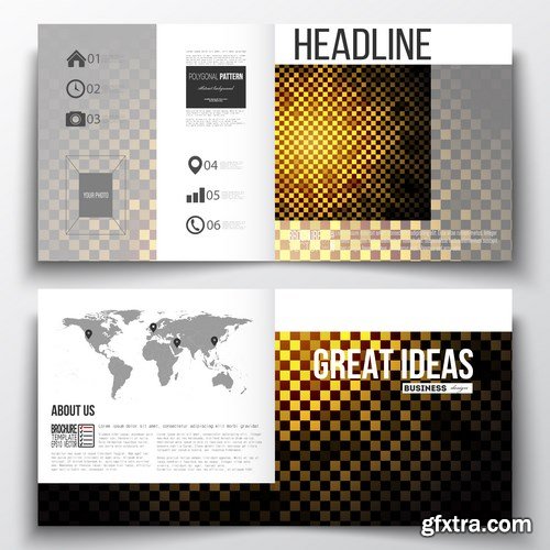 Cover design template, magazine, flyer, booklet or annual report 2 - 20xEPS Vector Stock