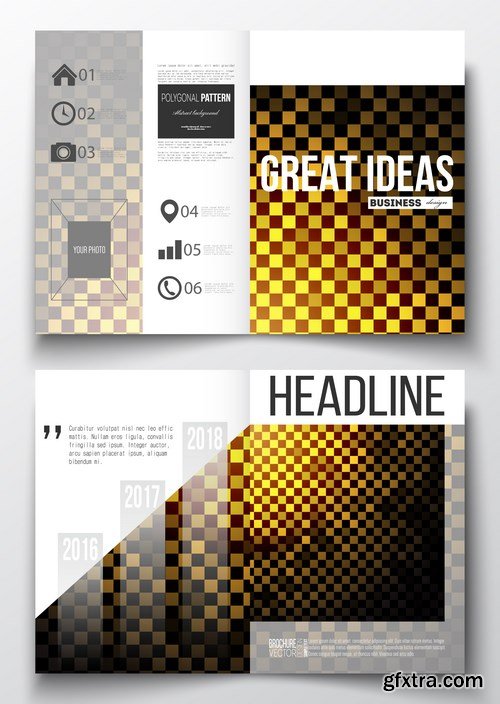 Cover design template, magazine, flyer, booklet or annual report 2 - 20xEPS Vector Stock