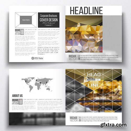 Cover design template, magazine, flyer, booklet or annual report 2 - 20xEPS Vector Stock