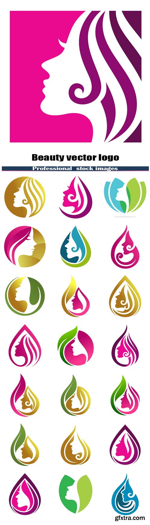 Beauty vector logo