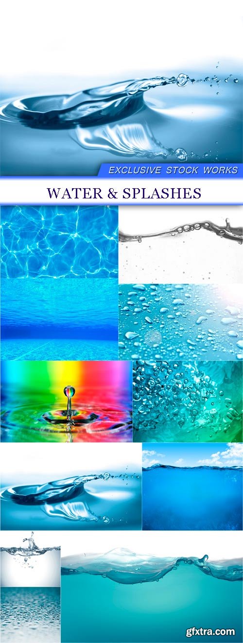 Water & Splashes 13X JPEG