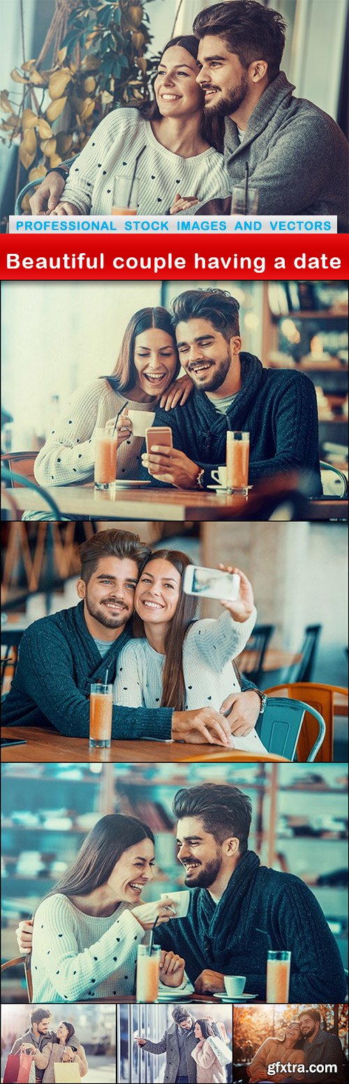 Beautiful couple having a date - 7 UHQ JPEG