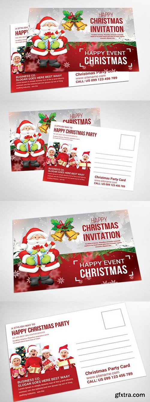 CM - Christmas - Postcard Templates 938378