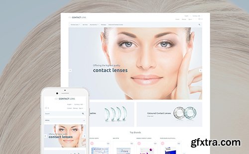 Contact Lenses v1.0 - PrestaShop Theme - TM 58136