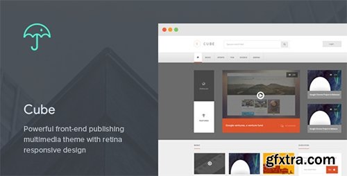 ThemeForest - Cube v1.9.5 - Front-end Multimedia Publishing WP Theme - 5248083