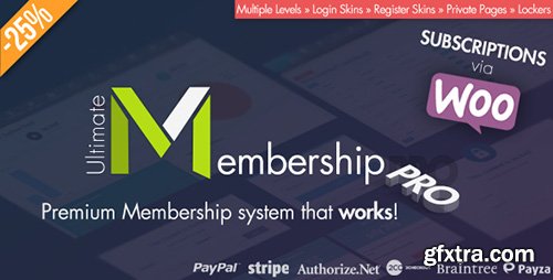 CodeCanyon - Ultimate Membership Pro WordPress Plugin v4.9 - 12159253