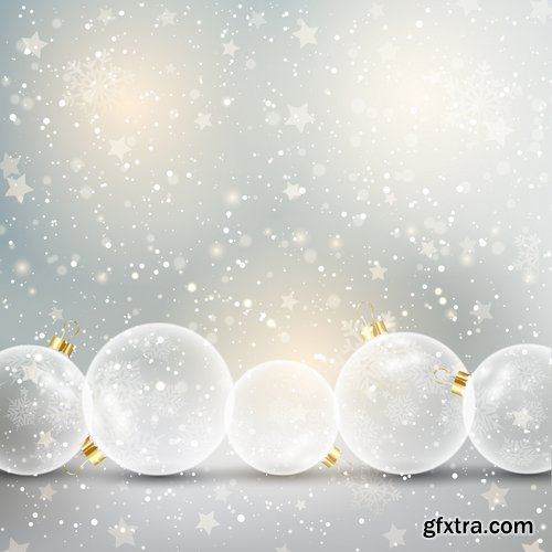 Collection of New Year illustration Christmas decoration gift holiday tree toy logo 3-25 HQ Jpeg