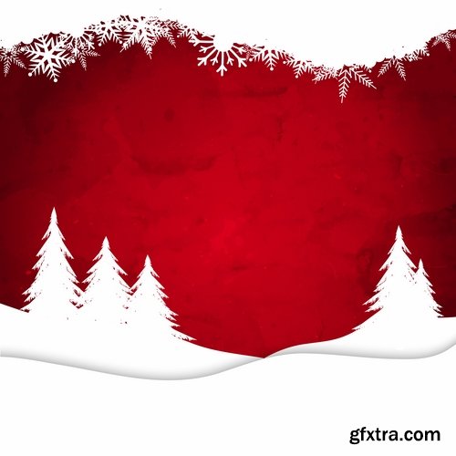 Collection of New Year illustration Christmas decoration gift holiday tree toy logo 3-25 HQ Jpeg