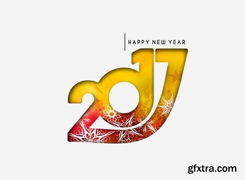 Logo Collection 2017 flyer new year banner Christmas banner flyer 2-25 EPS