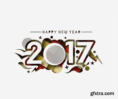 Logo Collection 2017 flyer new year banner Christmas banner flyer 2-25 EPS