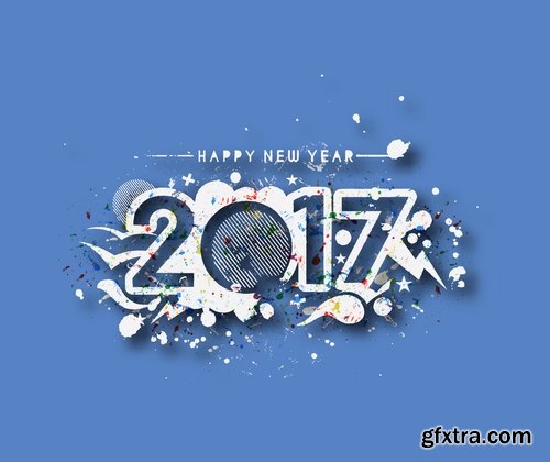 Logo Collection 2017 flyer new year banner Christmas banner flyer 2-25 EPS