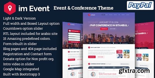 ThemeForest - im Event v3.0.0 - Event Conference WordPress Theme - 9533576