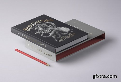 PSD Slipcase Book Mockup Vol 4