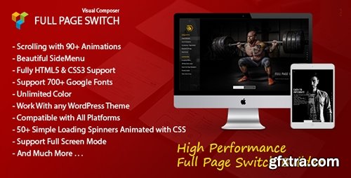 CodeCanyon - Full Page Switch - With Side Menu - Addon For Visual Composer v1.0.1 - 15813777