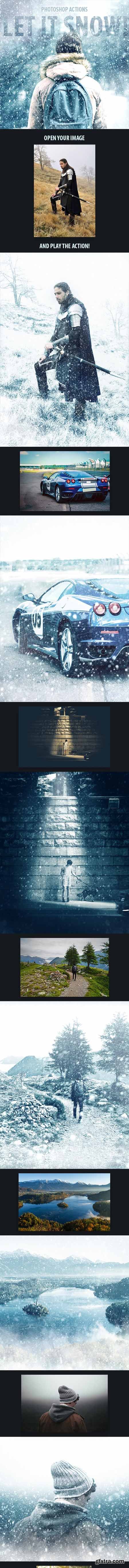 GraphicRiver - Let It Snow - Photoshop Action 18790823