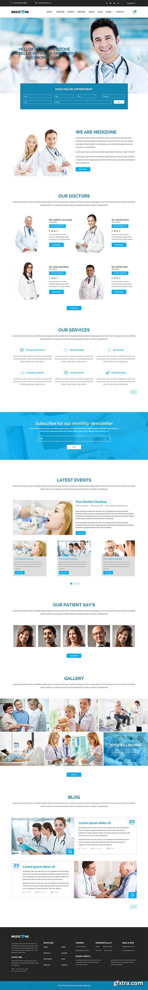 Medizone – Health Care & Medical HTML5 Template