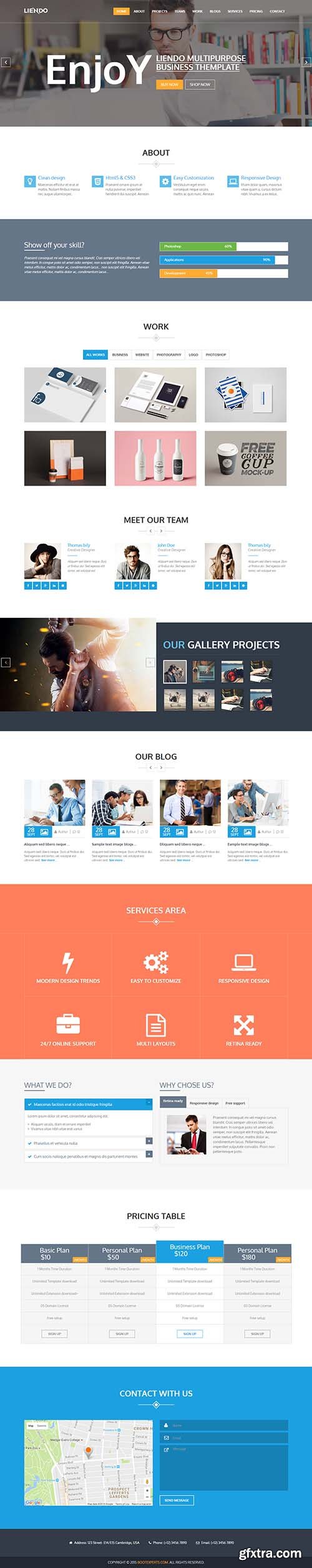 Liendo – Multipurpose Landing Page Template