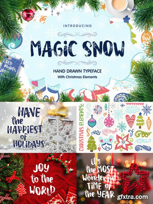 CM - Magic Snow - Christmas Typefase 1046866