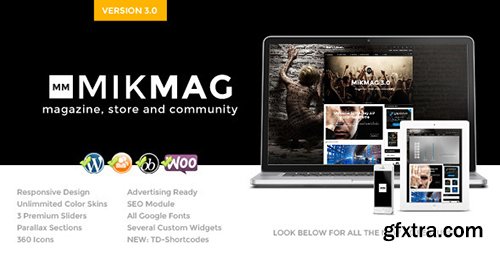 ThemeForest - MikMag v3.6 - Responsive, Buddypress and Woocommerce - 2728331