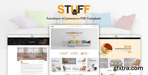 ThemeForest - Stuff v1.0 - Furniture eCommerce PSD Template - 18411293