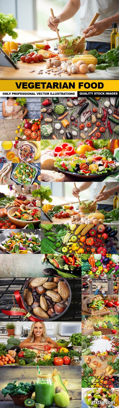 Vegetarian Food - 25 HQ Images