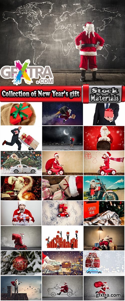 Collection of New Year's gift package delivery 25 HQ Jpeg