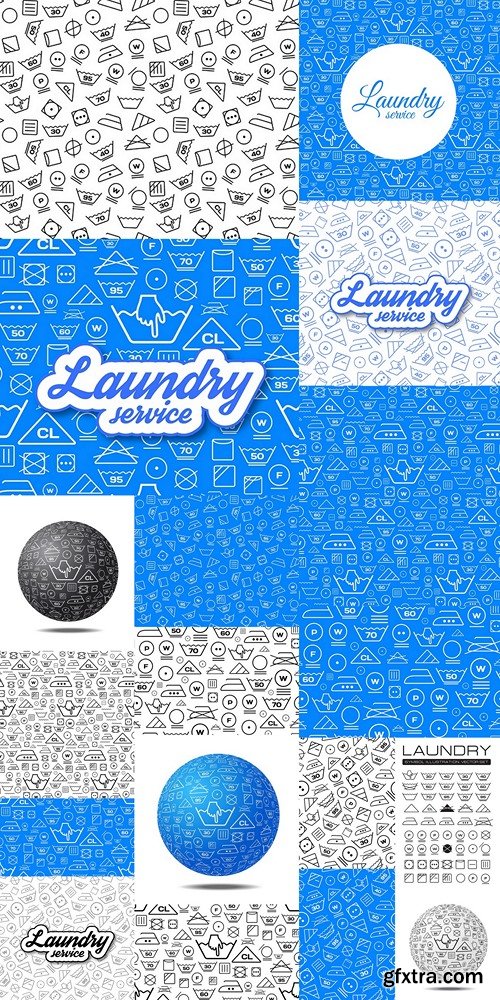 Laundry service illustration