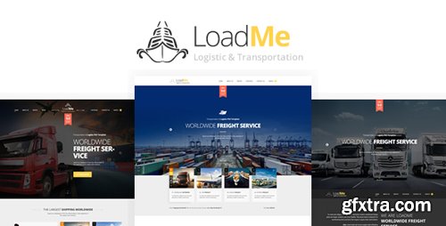 ThemeForest - LoadMe - Logistic & Transportation PSD Template 16611294