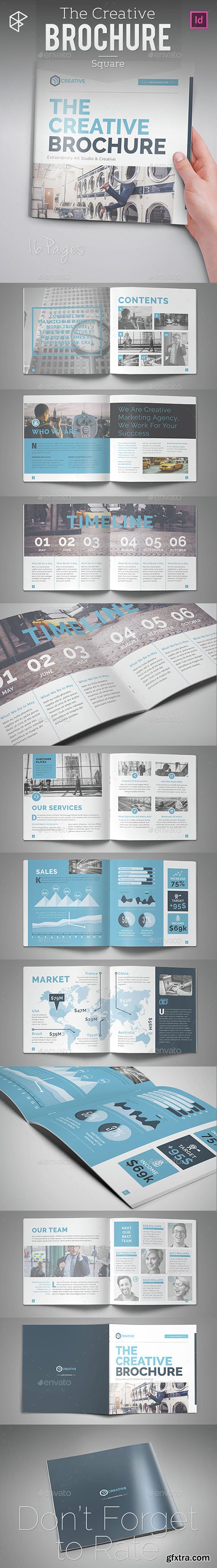 Graphicriver The Creative Brochure - Square 15172109