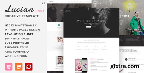 ThemeForest Lucian - Multi-Concept Creative HTML5 Template 14549663