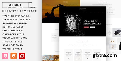 ThemeForest - ALBIST v1.0 - Creative Multipurpose HTML5 Template - 15753096