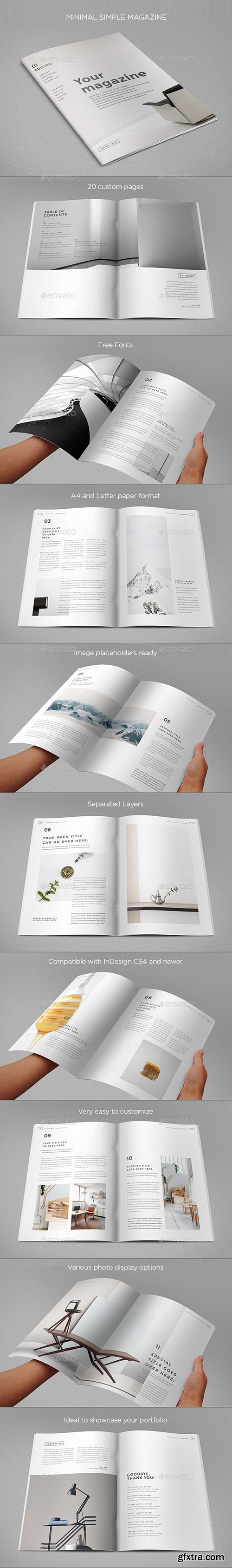 Graphicriver Simple Minimal Magazine 17544226