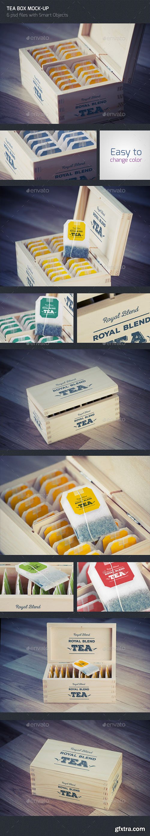 Graphicriver Tea Box Logo Mock UP 9165019