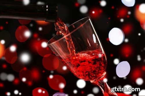 Collection of Christmas drink wine beer champagne santa claus still life 25 HQ Jpeg