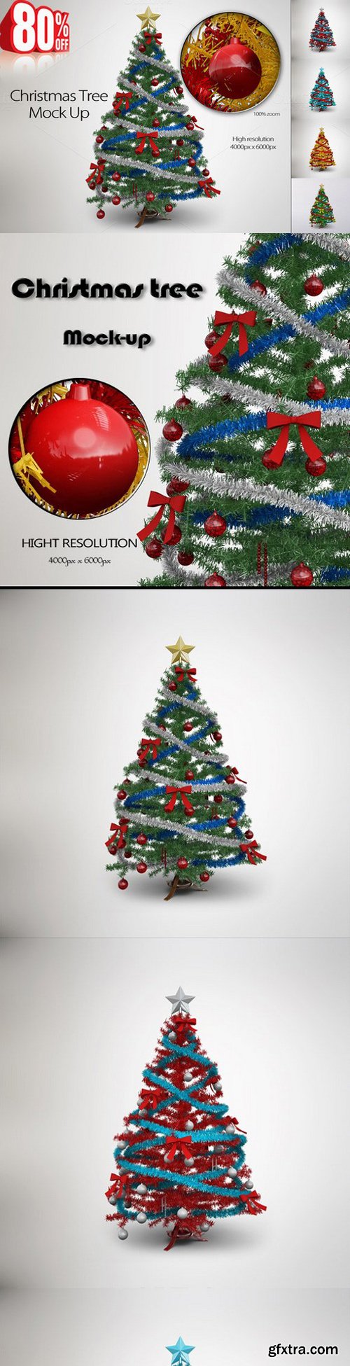 CM - Christmas Tree MockUp 1067895