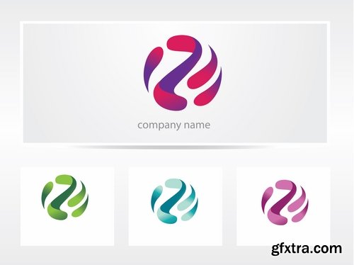 Collection logo icon web design element site 27-25 EPS