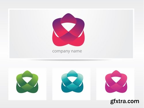 Collection logo icon web design element site 27-25 EPS