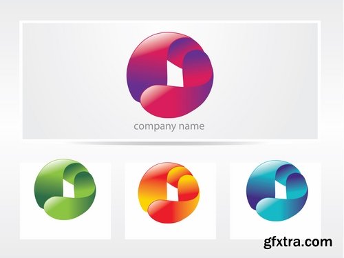 Collection logo icon web design element site 27-25 EPS