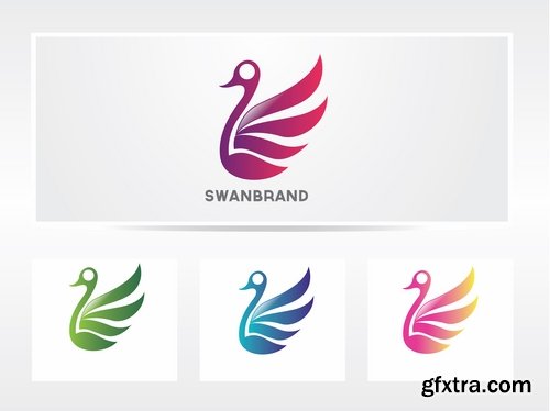 Collection logo icon web design element site 27-25 EPS