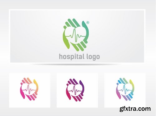 Collection logo icon web design element site 27-25 EPS