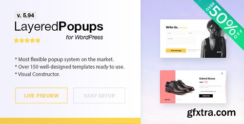 CodeCanyon - Layered Popups for WordPress v5.94 - 5978263