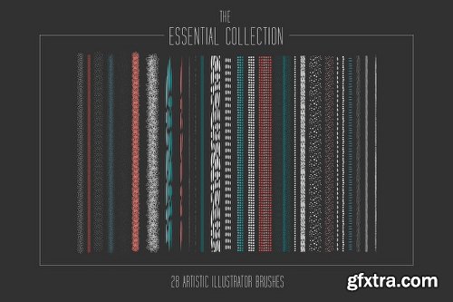 Essential Artistic Illustrator Brush Collection