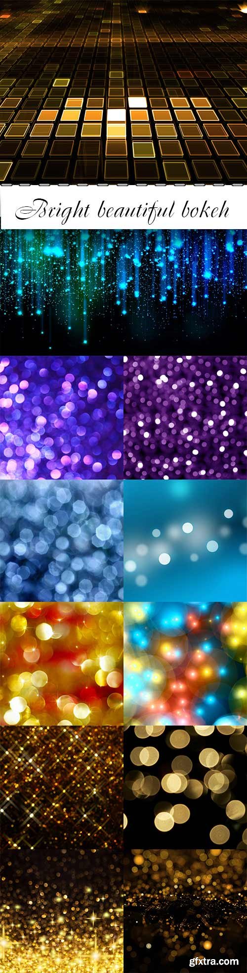 Bright beautiful bokeh backgrounds