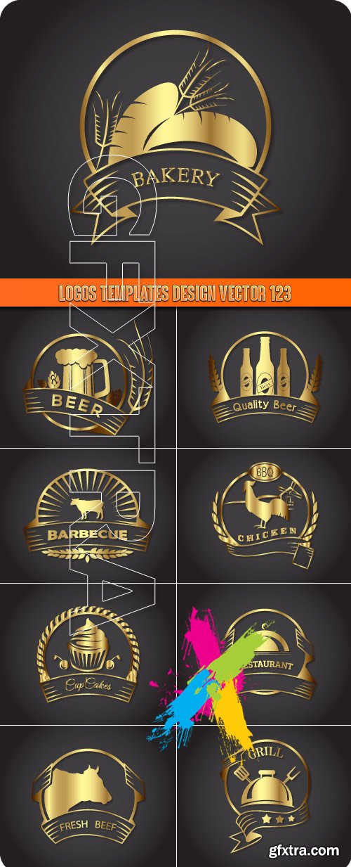 Logos Templates Design Vector 123