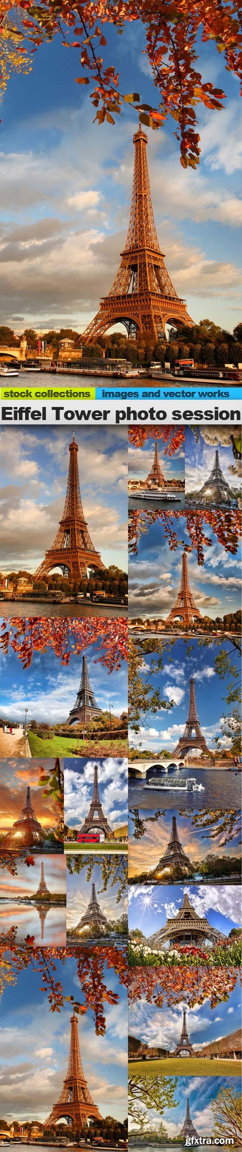 Eiffel Tower photo session, 15 x UHQ JPEG