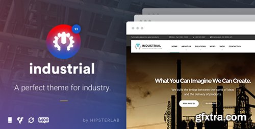 ThemeForest - Industrial v1.0.0 - Business, Industry WordPress Theme - 17565805