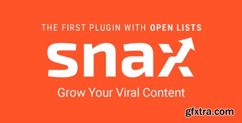 CodeCanyon - Snax v1.3.1 - Viral Front-End Uploader - 16540363