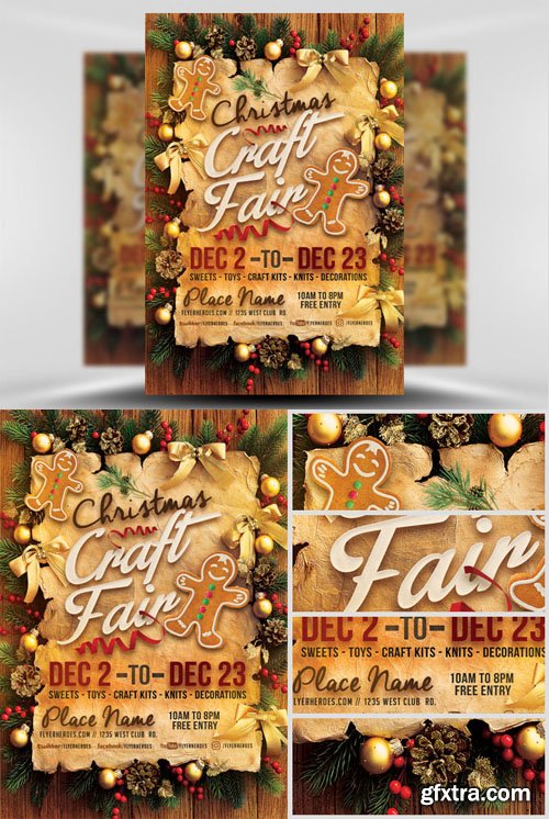 Christmas Craft Fair Flyer Template