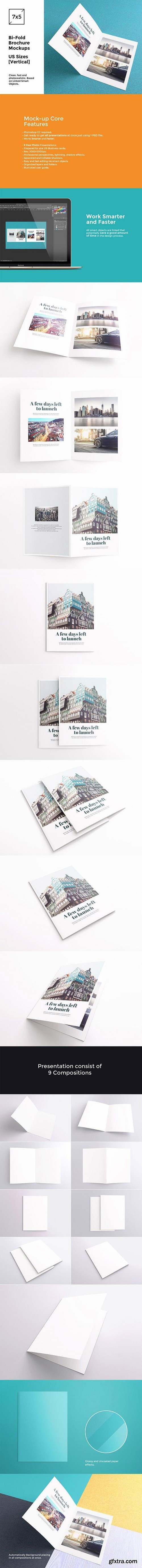 CM - Bi-Fold Brochure / Flyer Mockups 939921